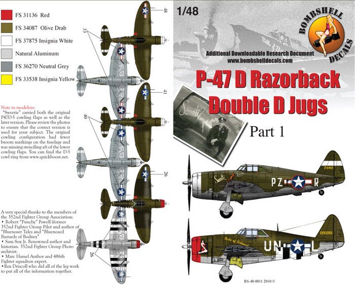 1/48 P-47D Thunderbolt, Double D Jugs Pt.1 - Click Image to Close