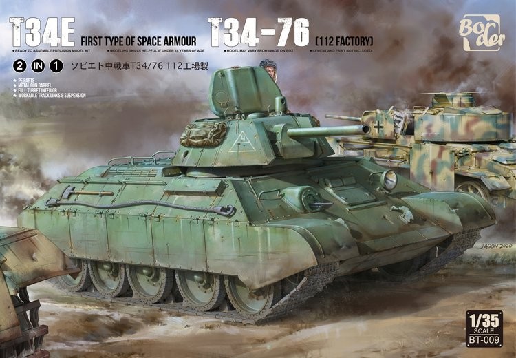 1/35 T-34E First Type of Spaced Armour T-34/76 (112 Factory) - Click Image to Close