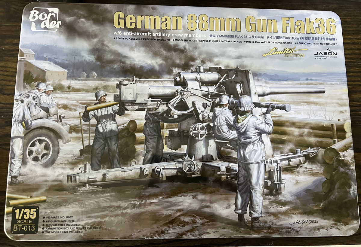 1/35 German 88mm Gun Flak 36 w/Anti-Aircraft Artillery Crew - Click Image to Close
