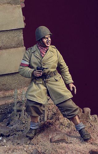 1/35 WWII Polish Home Army Soldier, Warsaw Uprising - Click Image to Close