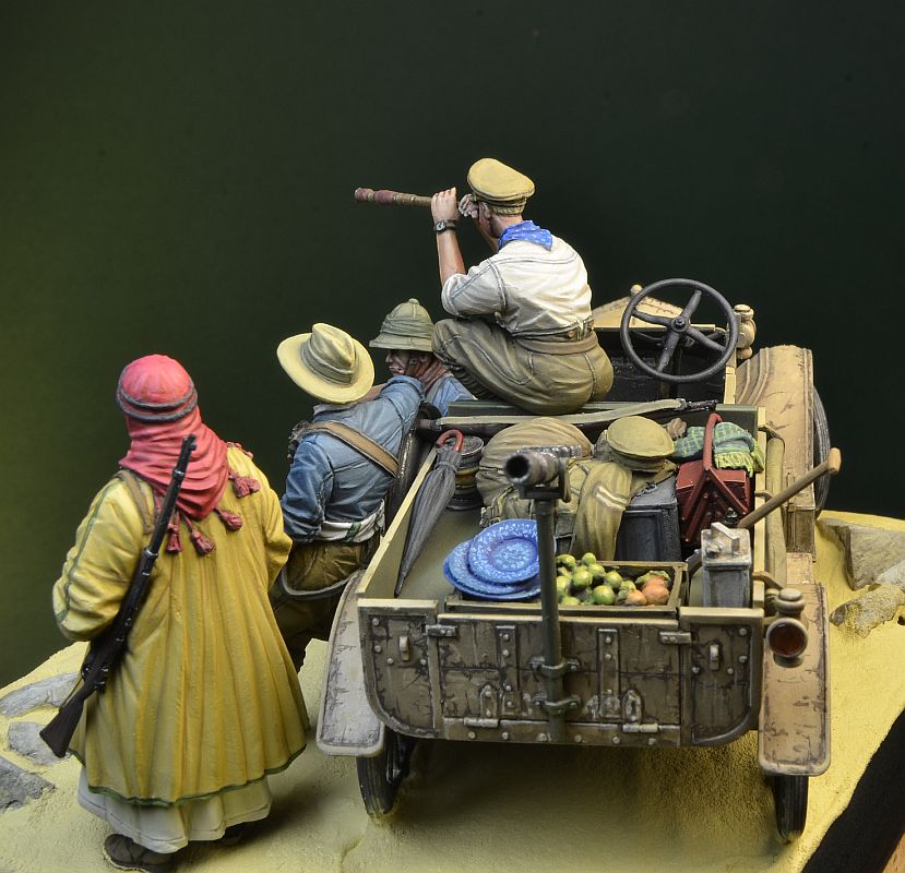 1/35 WWI Desert Patrol, LCP Ford T Crew and Accessories - Click Image to Close