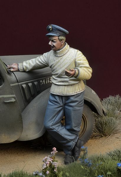 1/35 WWII Polish Fighter Pilot - Click Image to Close
