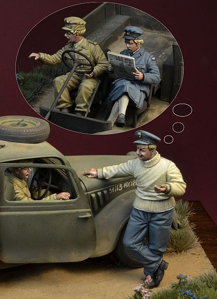 1/35 "War Flirtation" Battle of Britain 1940 (3 Figures Set) - Click Image to Close