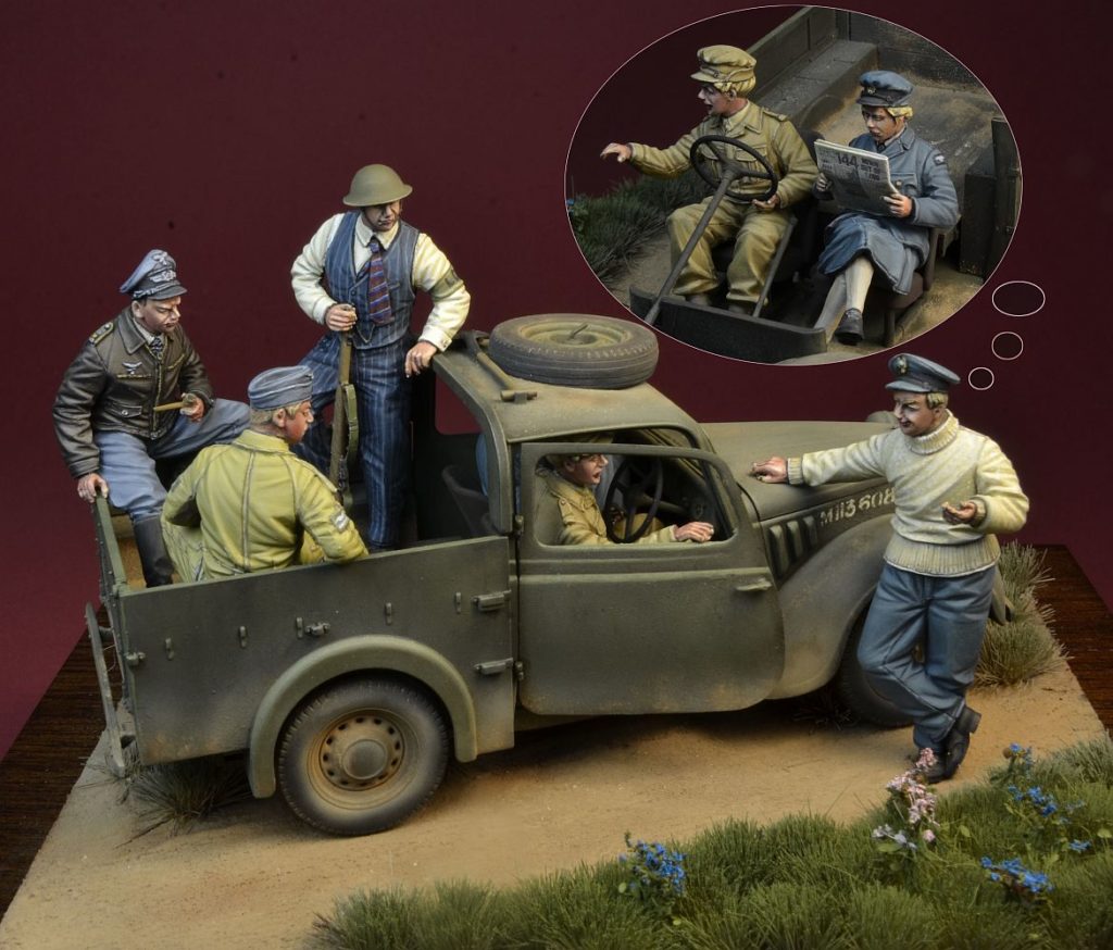1/35 "I shot'em down" Battle of Britain 1940 (6 Figures Set) - Click Image to Close