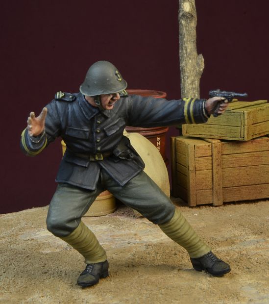 1/35 "Black Devils" Officer, WWII Dutch Army 1940 - Click Image to Close