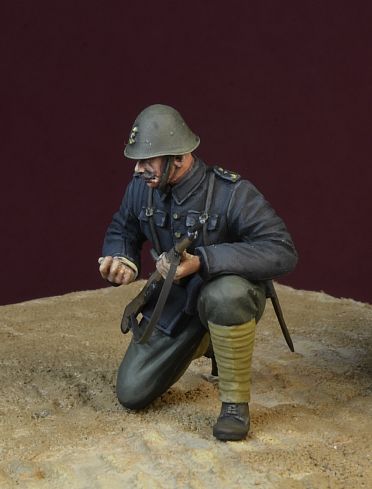 1/35 "Black Devils" Soldier #1, WWII Dutch Army 1940 - Click Image to Close