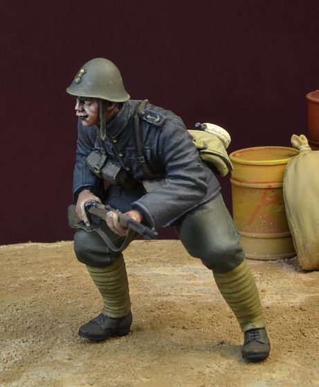 1/35 "Black Devils" Soldier #2, WWII Dutch Army 1940 - Click Image to Close