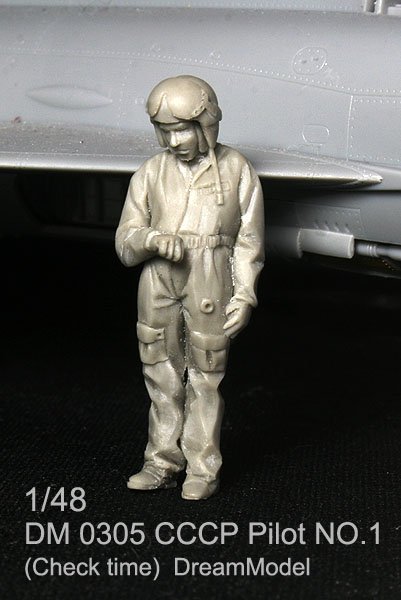 1/48 Soviet Air Force Pilot #1 - Click Image to Close