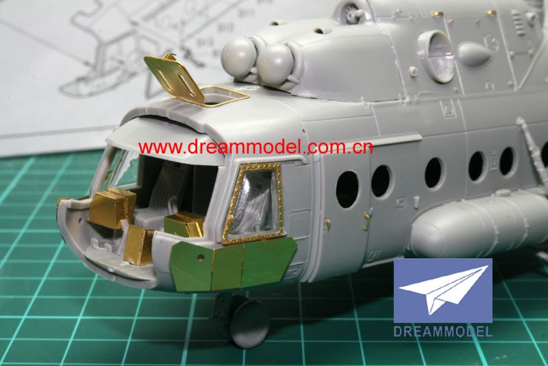 1/72 Mi-17 Hip Helicopter Detail Up Etching Parts for Hobby Boss - Click Image to Close