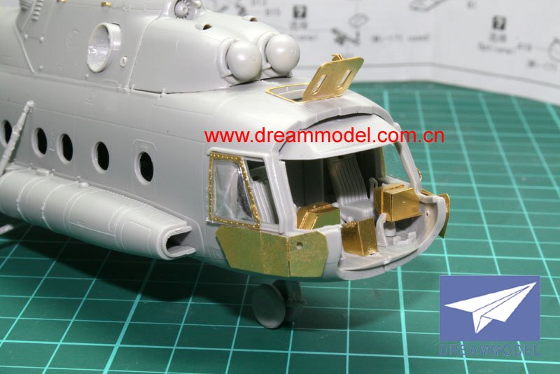 1/72 Mi-17 Hip Helicopter Detail Up Etching Parts for Hobby Boss - Click Image to Close