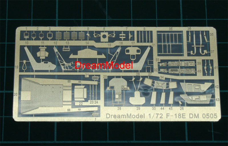 1/72 F/A-18E Super Hornet Detail Up Etching Parts for Hasegawa - Click Image to Close