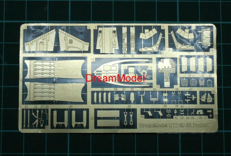 1/72 AV-8B Harrier II Detail Up Etching Parts for Hasegawa - Click Image to Close
