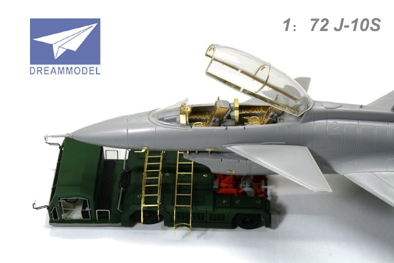 1/72 J-10S Vigorous Dragon Detail Up Etching Parts for Trumpeter - Click Image to Close
