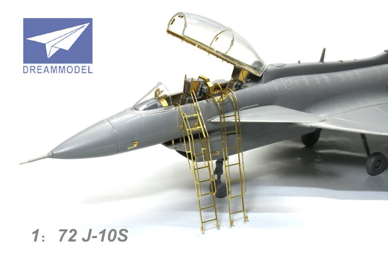1/72 J-10S Vigorous Dragon Detail Up Etching Parts for Trumpeter - Click Image to Close