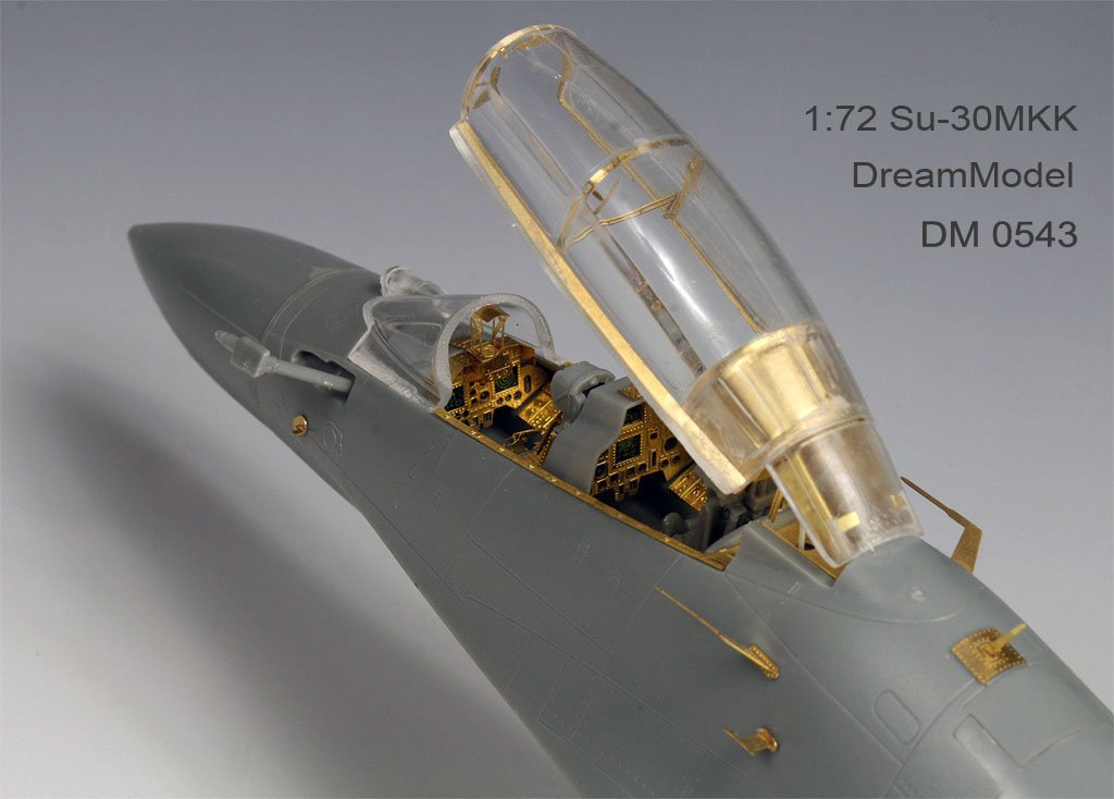 1/72 Su-30MKK Flanker Detail Up Etching Parts for Trumpeter - Click Image to Close
