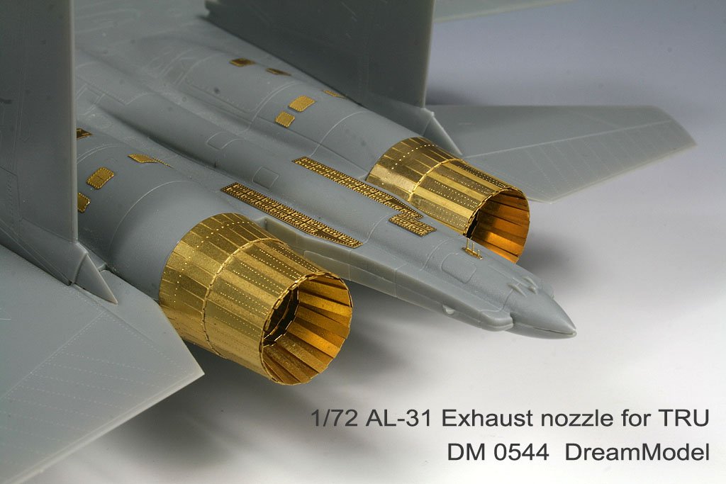 1/72 Su-27/Su-27UB/Su-30MKK/Su-33 Exhaust Nozzles for Trumpeter - Click Image to Close