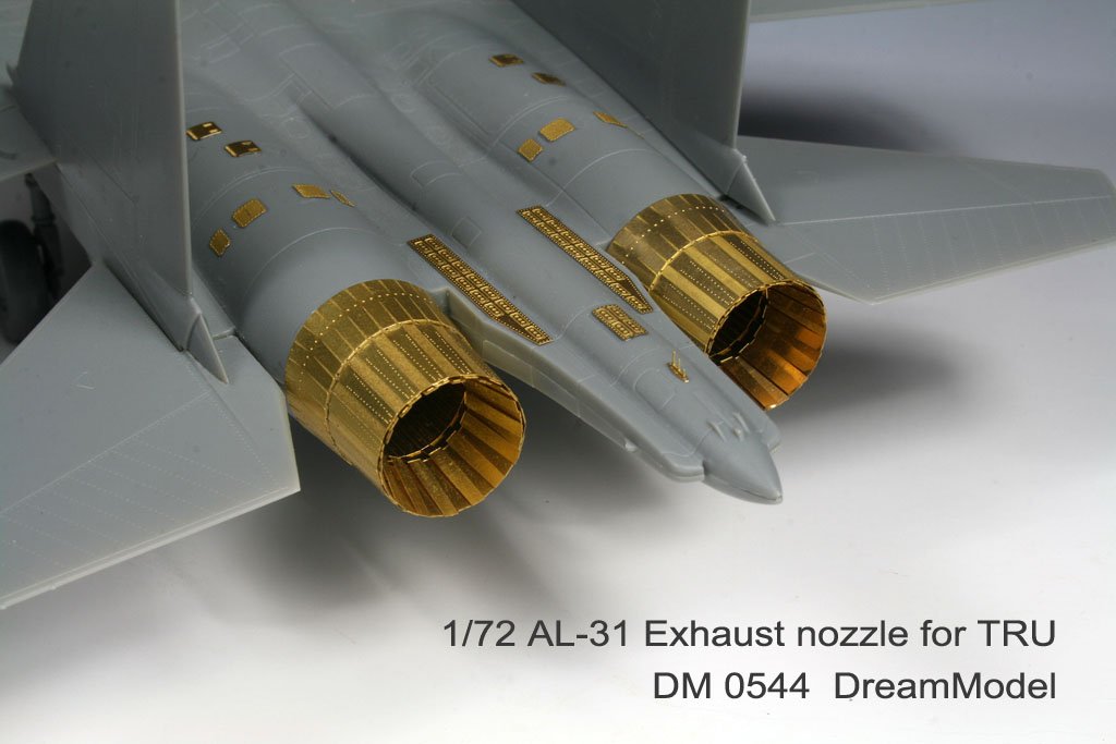 1/72 Su-27/Su-27UB/Su-30MKK/Su-33 Exhaust Nozzles for Trumpeter - Click Image to Close
