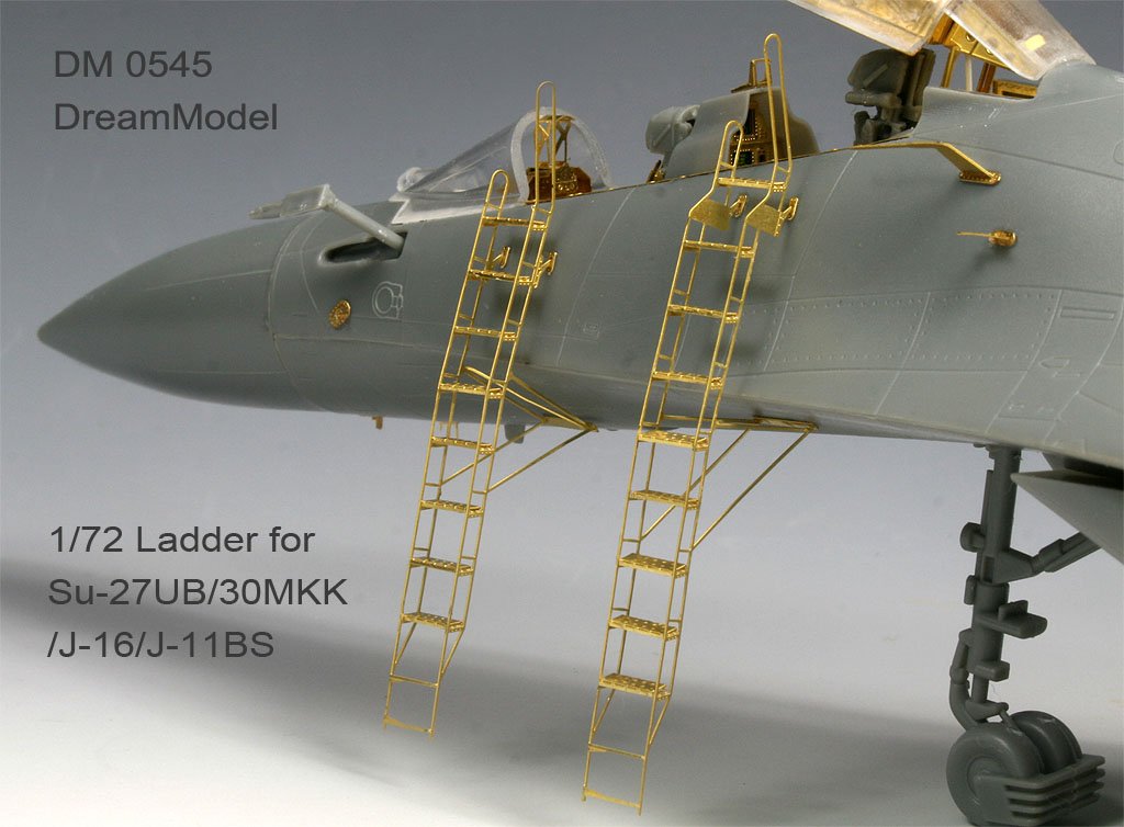 1/72 Su-27UB/Su-30/Su-30MKK Ladder Etching Parts for Trumpeter - Click Image to Close