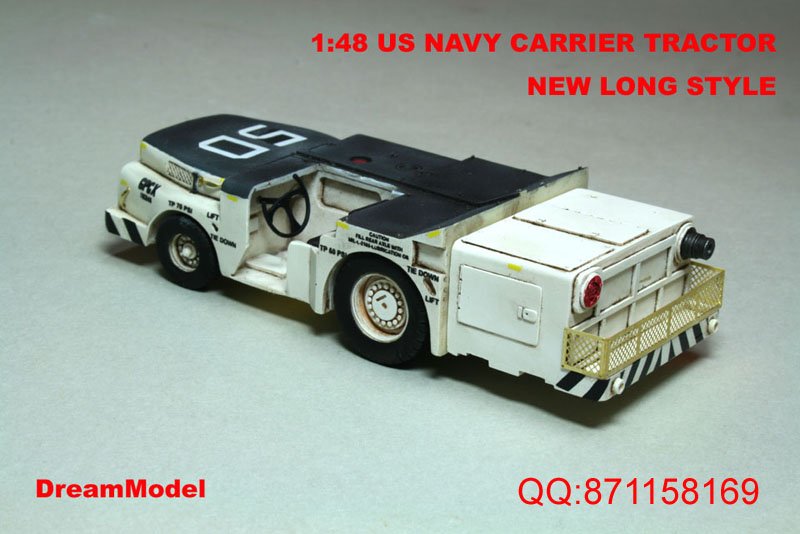 1/48 Modern US Navy Aircraft Carrier Tractor (Long Type) - Click Image to Close