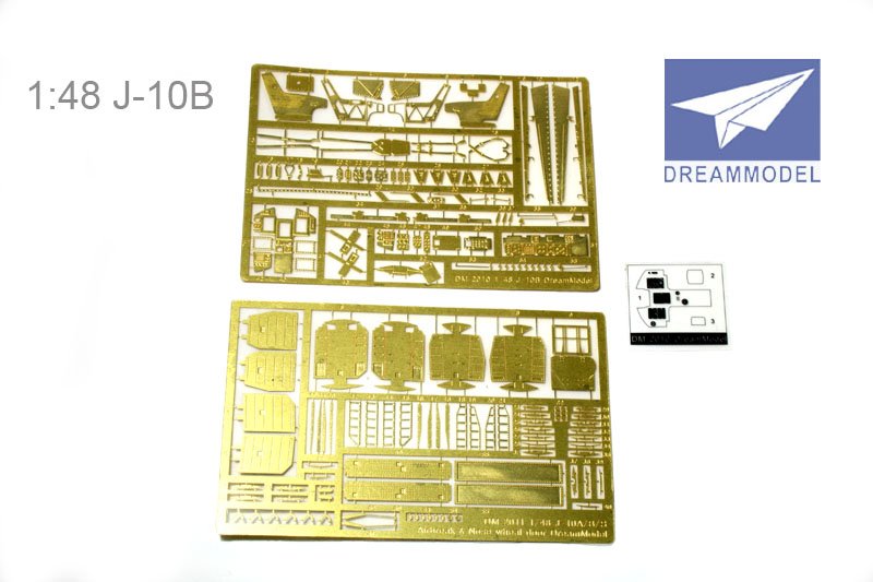 1/48 J-10B Vigorous Dragon Detail Up Etching Parts for Trumpeter - Click Image to Close