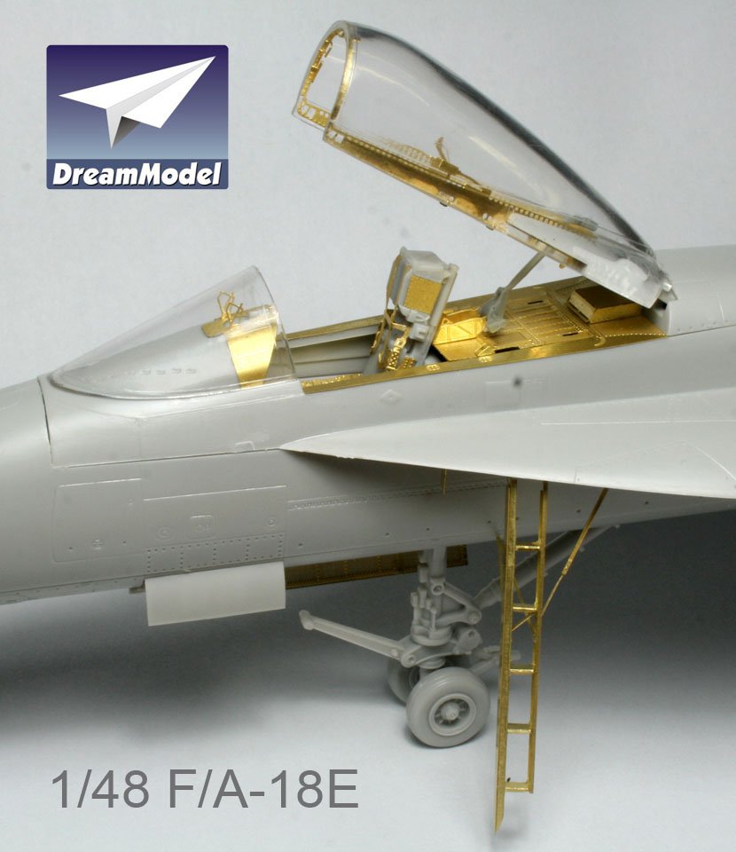 1/48 F/A-18E Super Hornet Detail Up Etching Parts for Hasegawa - Click Image to Close