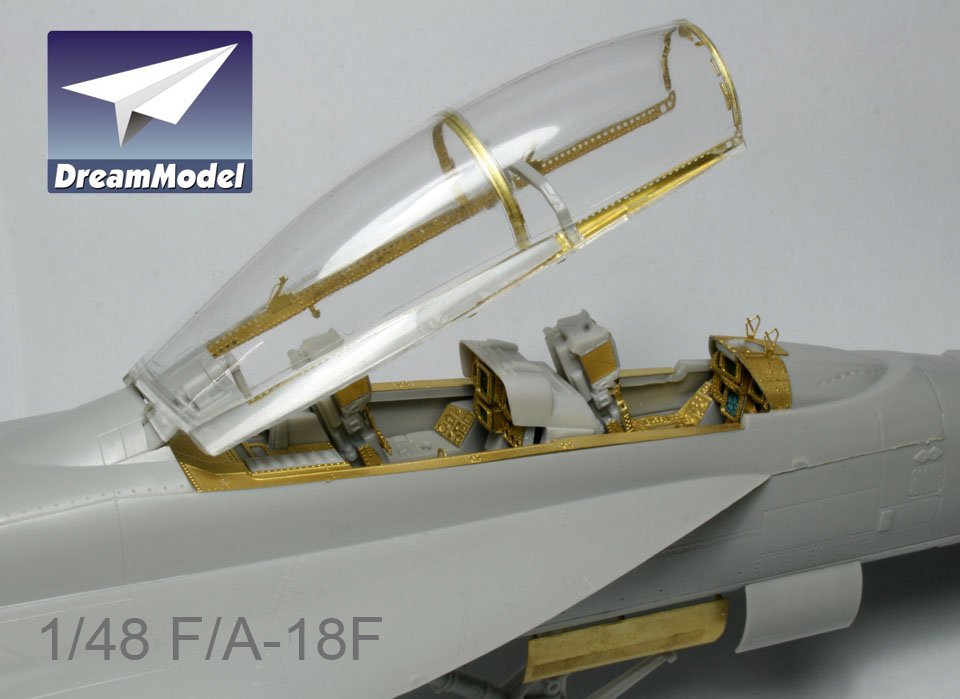 1/48 F/A-18F Super Hornet Detail Up Etching Parts for Hasegawa - Click Image to Close