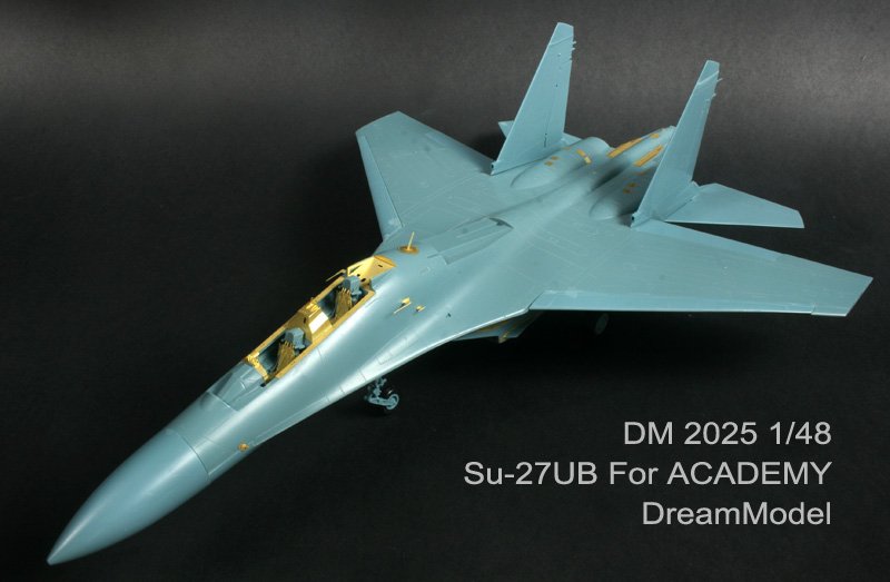 1/48 Su-27UB Flanker Detail Up Etching Parts for Academy - Click Image to Close