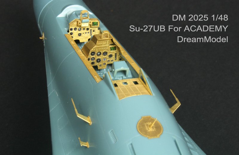 1/48 Su-27UB Flanker Detail Up Etching Parts for Academy - Click Image to Close