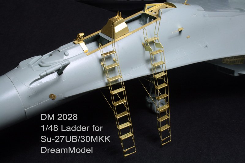 1/48 Su-27UB/Su-30MKK Flanker Ladder Etching Parts for Academy - Click Image to Close