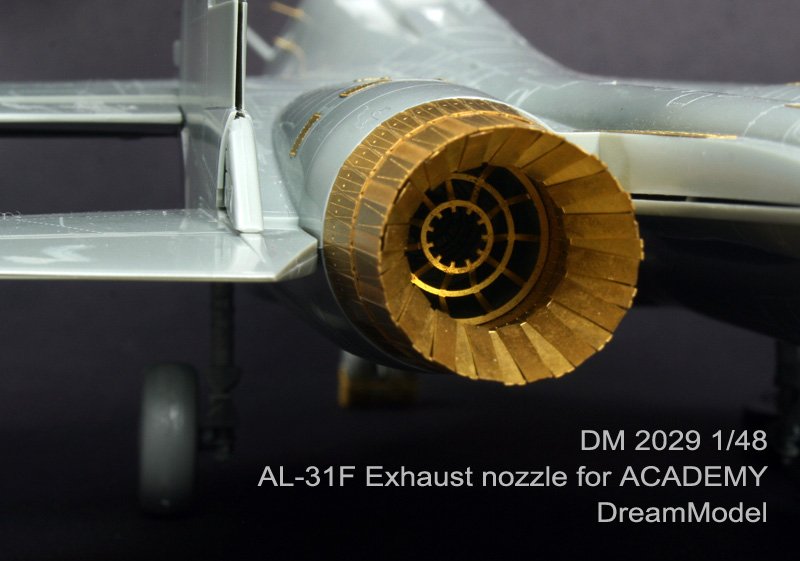 1/72 Su-27/Su-27UB/Su-30MKK Exhaust Nozzles Etching for Academy - Click Image to Close