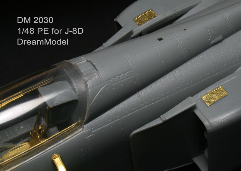 1/48 J-8IID Finback Detail Up Etching Parts for Trumpeter - Click Image to Close