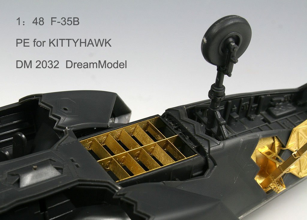 1/48 F-35B Lightning II Detail Up Etching Parts for Kitty Hawk - Click Image to Close