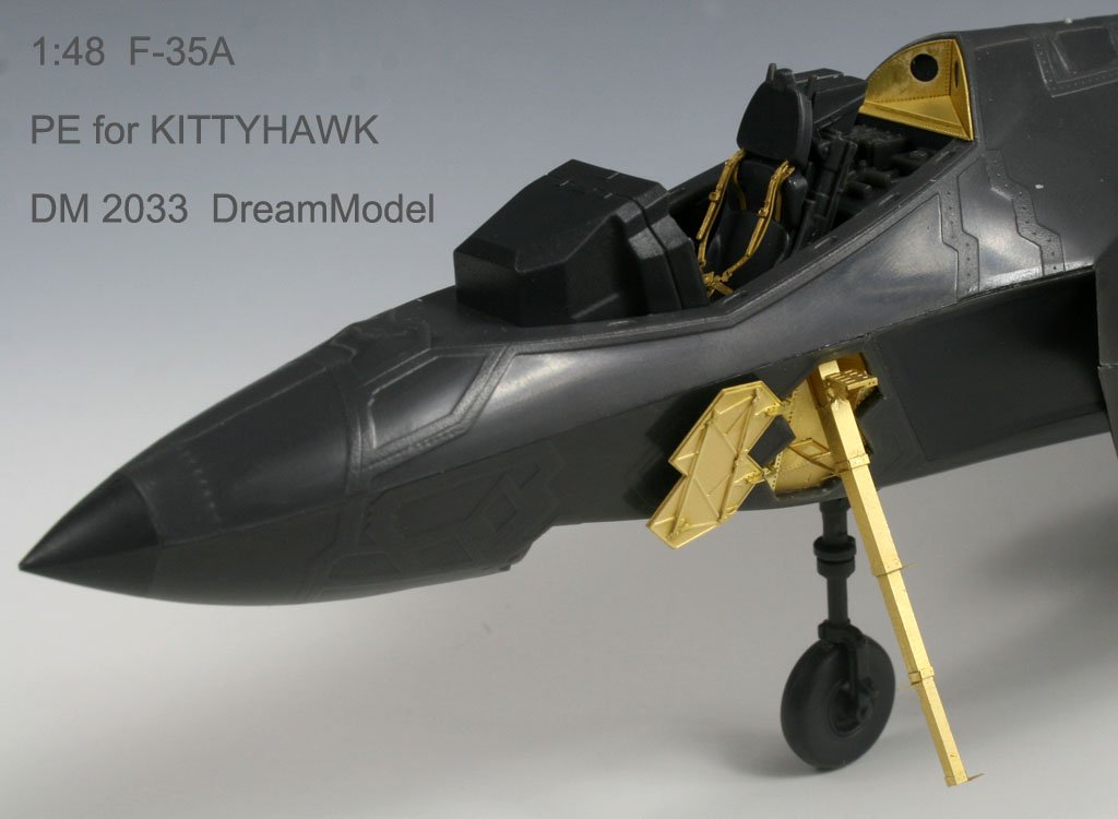 1/48 F-35A Lightning II Detail Up Etching Parts for Kitty Hawk - Click Image to Close