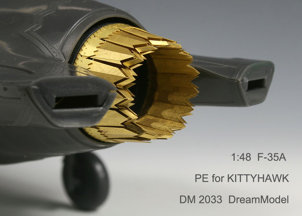 1/48 F-35A Lightning II Detail Up Etching Parts for Kitty Hawk - Click Image to Close