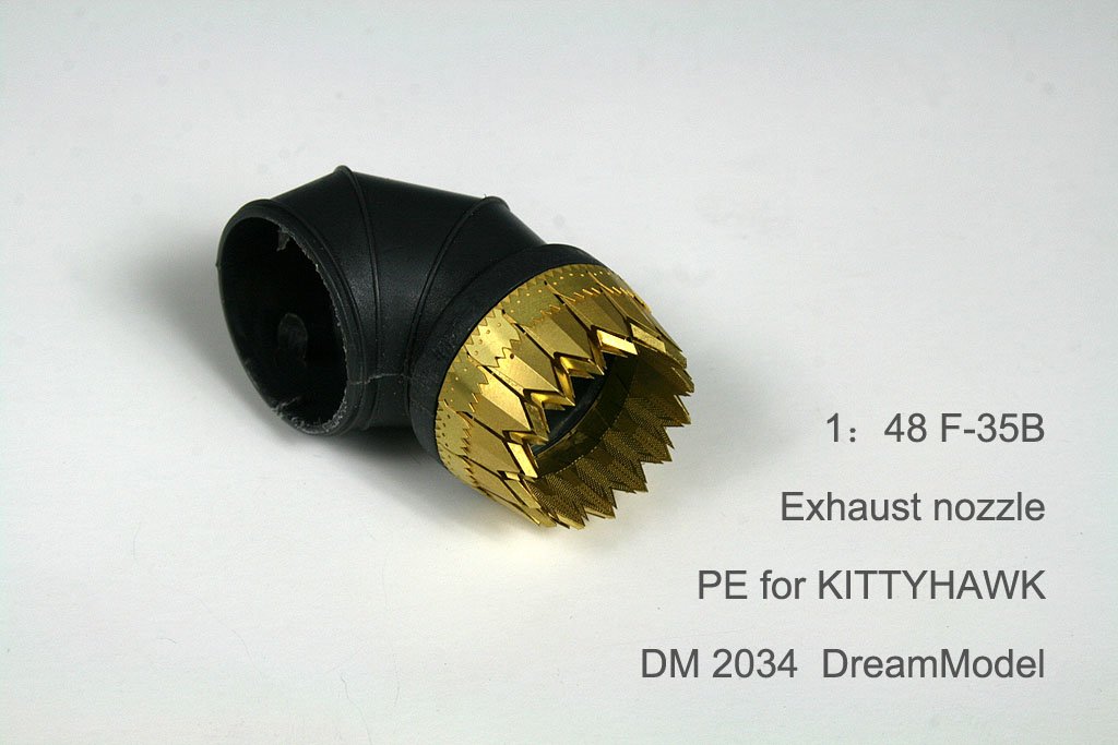 1/48 F-35B Exhaust Nozzles Etching Parts for Kitty Hawk - Click Image to Close