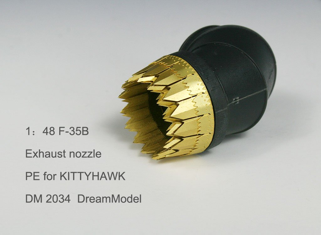 1/48 F-35B Exhaust Nozzles Etching Parts for Kitty Hawk - Click Image to Close