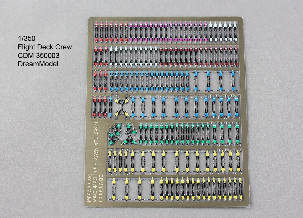 1/350 PLA Navy Aircraft Carrier Ground Crew Color Etching Parts - Click Image to Close