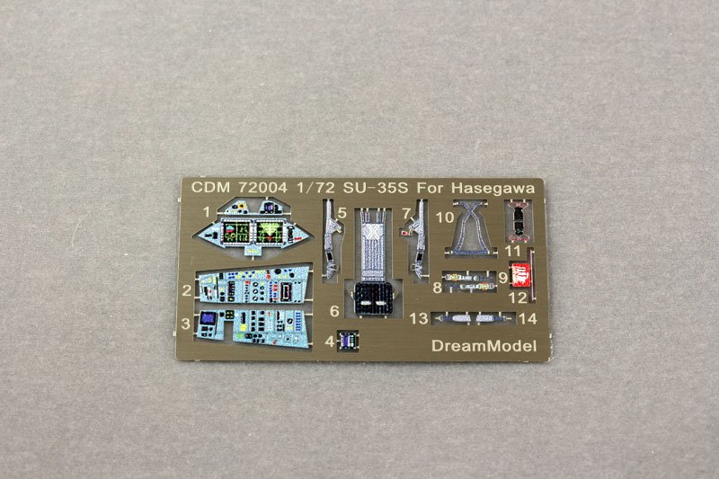 1/72 Cockpit Color Etching Parts for Su-35S Flanker (Hasegawa) - Click Image to Close