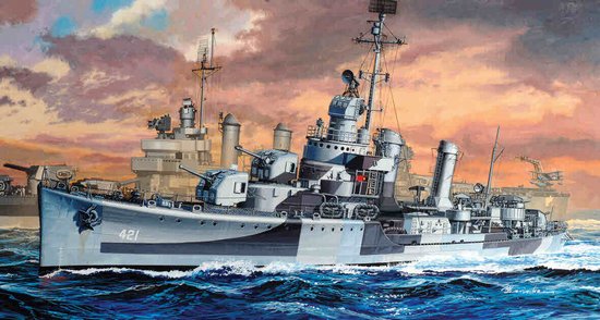 1/350 USS Destroyer DD-421 Benson 1945 - Click Image to Close