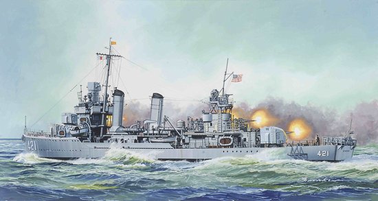 1/350 USS Destroyer DD-421 Benson 1940 - Click Image to Close