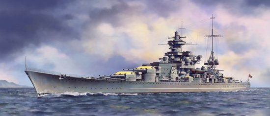 1/350 German Battleship Scharnhorst 1941 - Click Image to Close