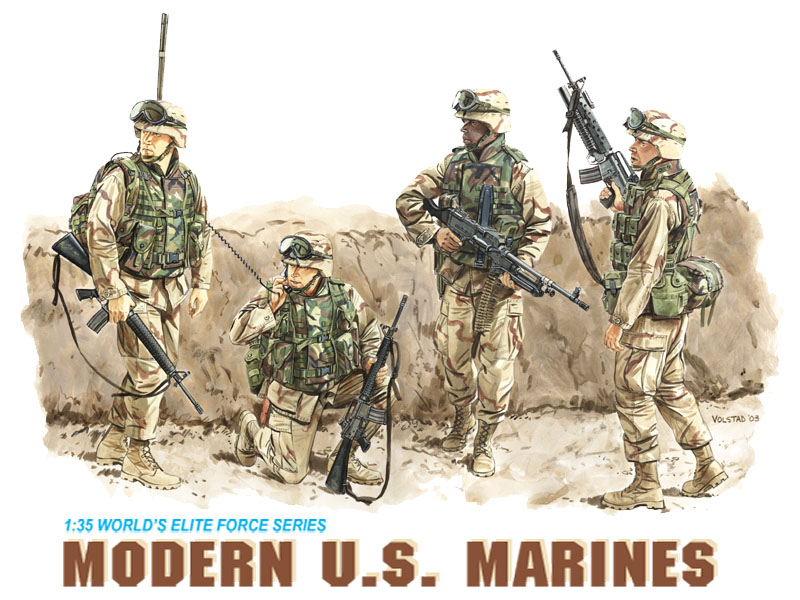 1/35 Modern US Marines - Click Image to Close