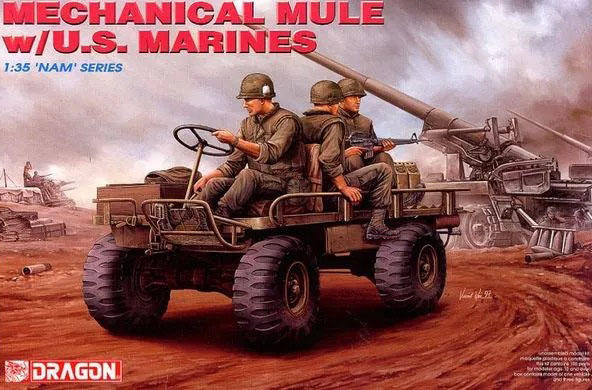 1/35 Mechanical Mule w/US Marines - Click Image to Close