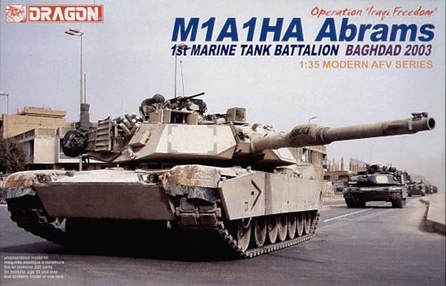 1/35 US M1A1HA Abrams "1st Marine Tank Battalion, Baghdad 2003" - Click Image to Close