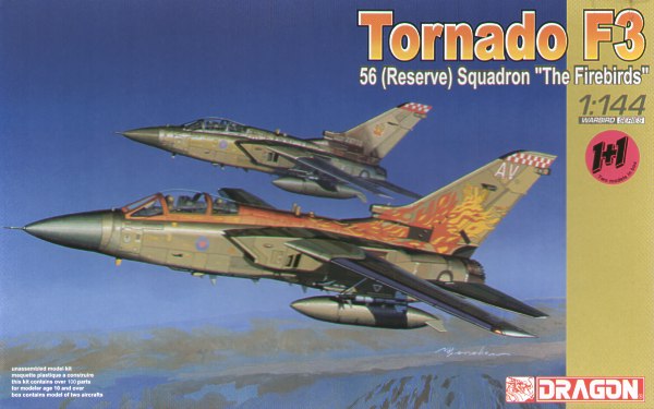 1/144 Tornado F-3, RAF 56 (Reserve) Squadron "The Firebirds" - Click Image to Close