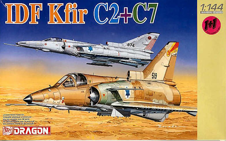 1/144 Israeli Air Force (IAF) Kfir C2 & C7 - Click Image to Close