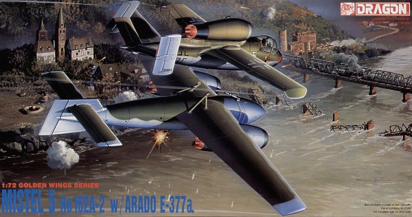 1/72 Mistel 5 He162A-2 w/ Arado E-377a - Click Image to Close