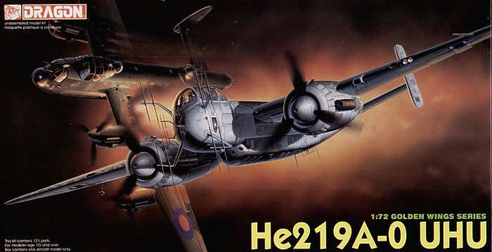 1/72 Heinkel He219A-0 UHU - Click Image to Close