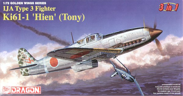 1/72 IJA Type 3 Fighter Ki-61-1 Hien "Tony" (3 in 1) - Click Image to Close