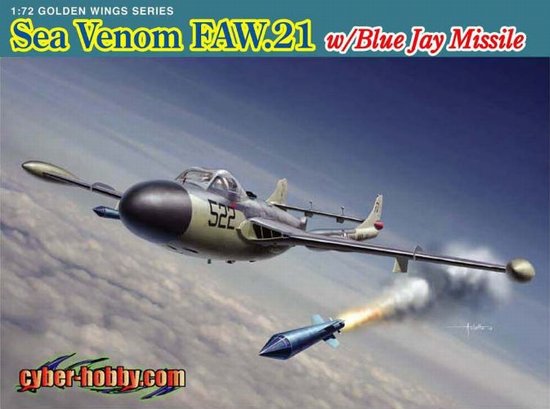 1/72 Sea Venom FAW.21 w/ Blue Jay Missile - Click Image to Close
